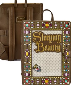 Disney ( Loungefly Mini Backpack ) Sleeping Beauty Book With Pin