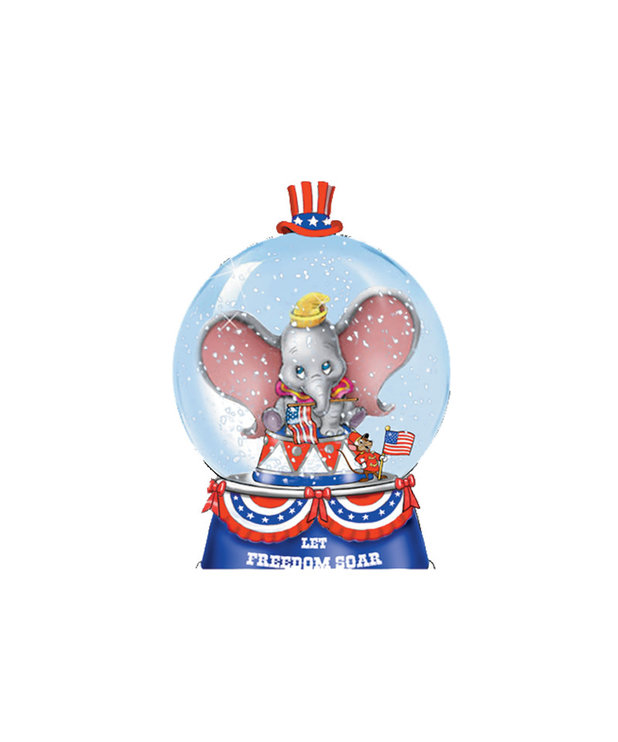 Disney Disney ( Bradford Exchange Mini Globe ) Dumbo Independence Day
