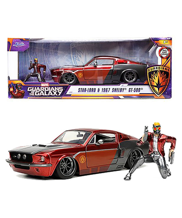 Marvel  ( Die Cast 1:24 ) Star-Lord & 1967 Shelby GT-500 ( ATL )