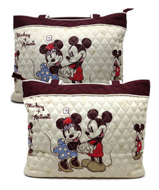 Bradford Exchange Mickey and Minnie Fabric Handbag Bradford  Vintage ( Disney ) Vintage