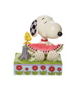 Peanuts ( Jim Shore Figurine ) Snoopy and Woodstock Watermelon