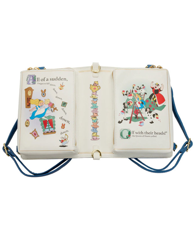 Disney ( Loungefly Handbag ) Alice In Wonderland Book