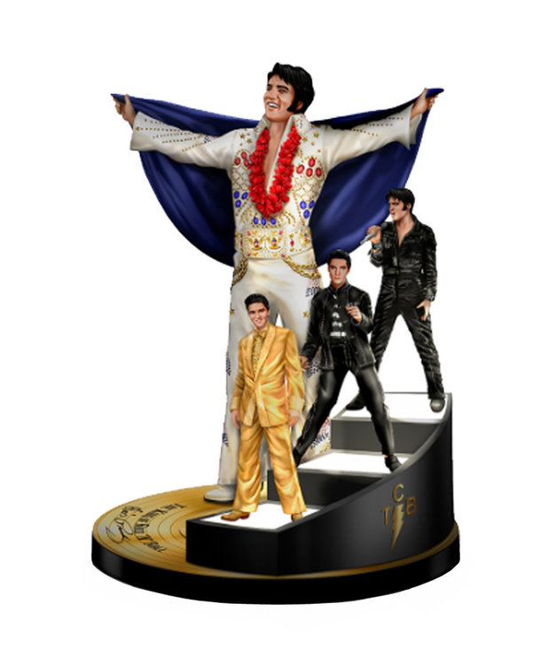 Elvis Presley ( Bradford Exchange Figurine ) Evolution of Elvis