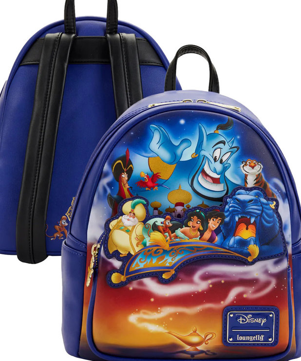 Disney ( Loungefly Mini Backpack ) Aladdin 30th Anniversary