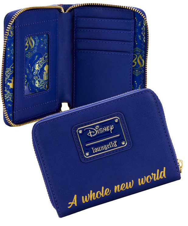 Disney ( Loungefly Wallet ) Aladdin 30th Anniversary
