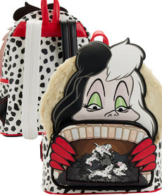 Disney ( Loungefly Mini Backpack ) Cruella 101 Dalmatians