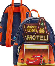 Disney Pixar ( Loungefly Mini Backpack ) The Cars Glow In The Dark