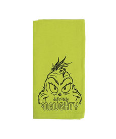 Dish Towel ( Dr. Seuss The Grinch ) Definitely Naughty