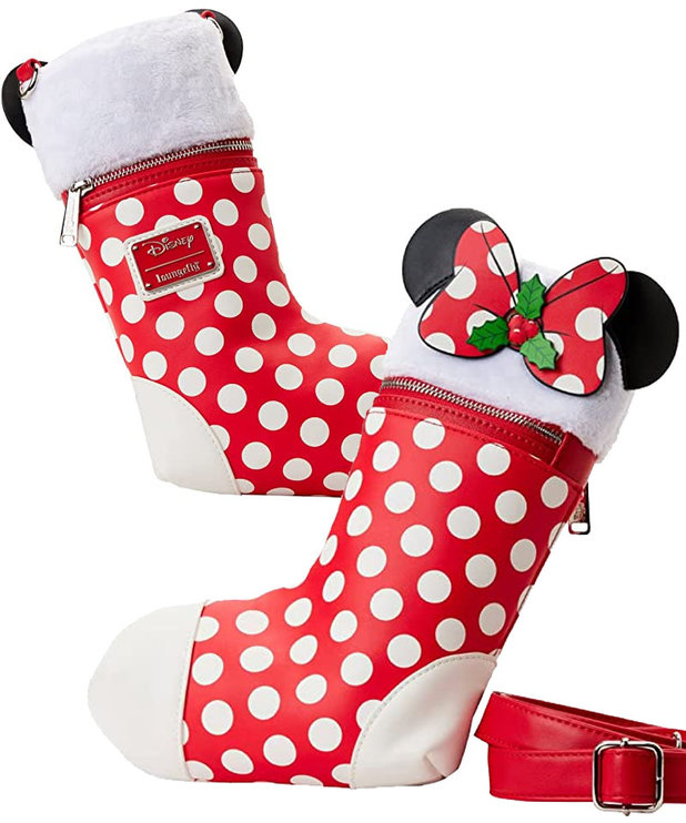 Sac à Main Loungefly ( Disney ) Minnie Mouse Bas de Noel
