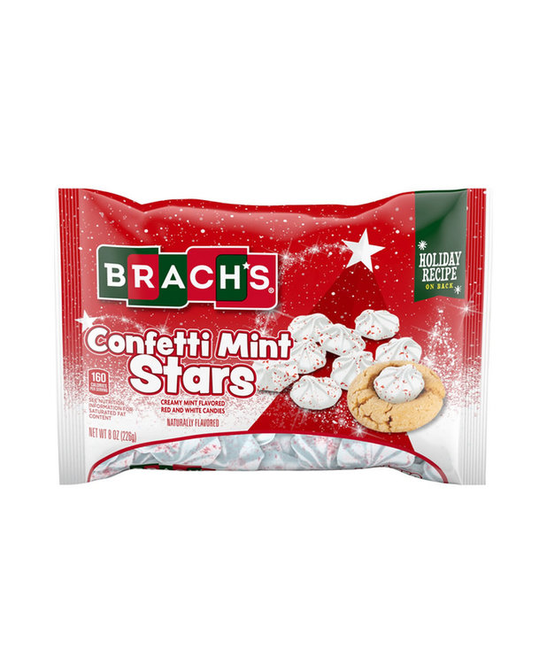 Creamy Red and White Candies ( Brachs ) Confetti Mint Stars