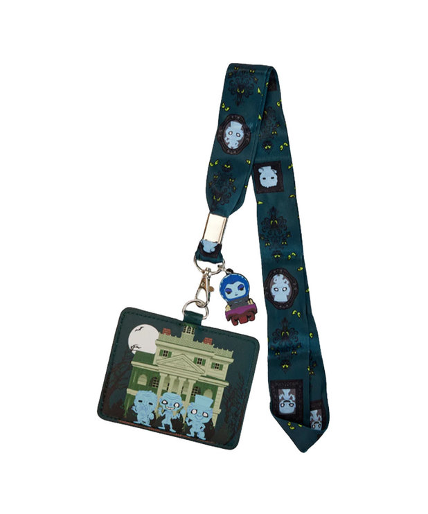 Loungefly Lanyard With Card Holder ( Disney ) Haunted Mansion