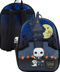 Loungefly Mini Backpack ( Disney The Nightmare Before Christmas ) Jack Skellington House POP