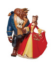 Figurine Disney Traditions ( Disney ) La Belle et La Bête Noël Enchanté