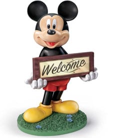 Bradford Exchange Disney ( Lampe à Énergie Solaire Bradford Exchange ) Mickey Welcome