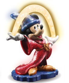 Bradford Exchange Illuminated Mickey Figurine  (Disney ) Fantasia
