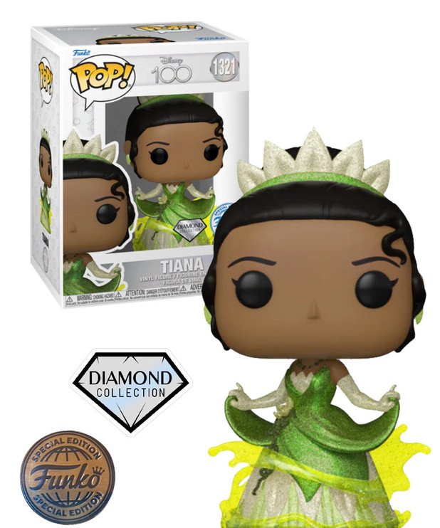 Funko Tiana Glitter 1321 ( Disney 100th ) Funko Pop