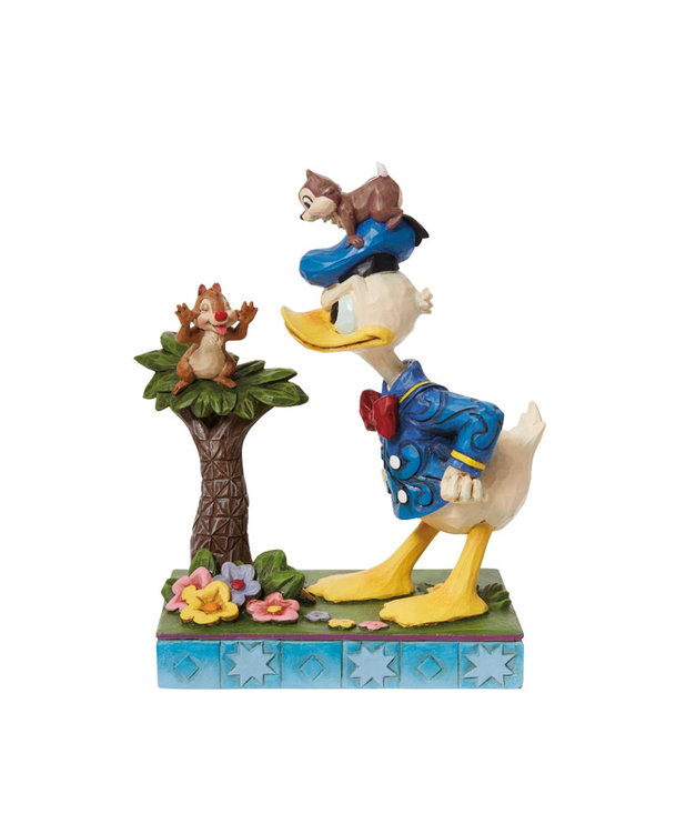 Disney traditions Donald With Chip and Dale Figurine ( Disney )