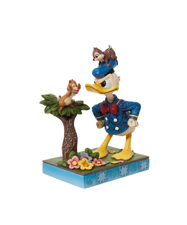 Disney traditions Donald With Chip and Dale Figurine ( Disney )