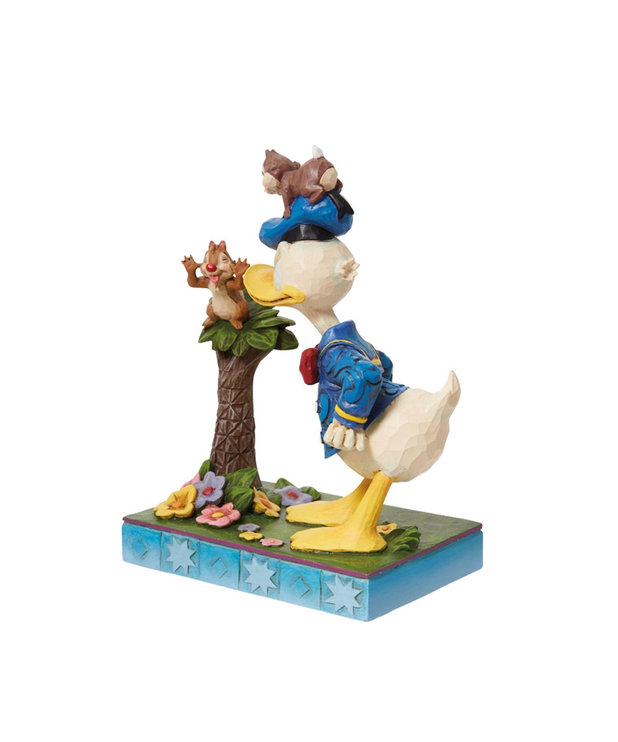 Disney traditions Donald With Chip and Dale Figurine ( Disney )