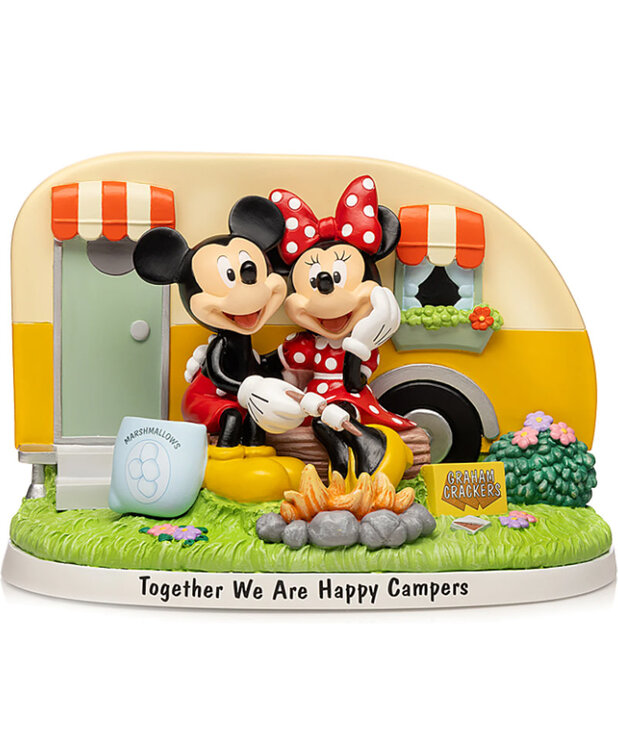 Bradford Exchange Mickey and Minnie Bradford Exchange Diorama ( Disney ) Happy Campers