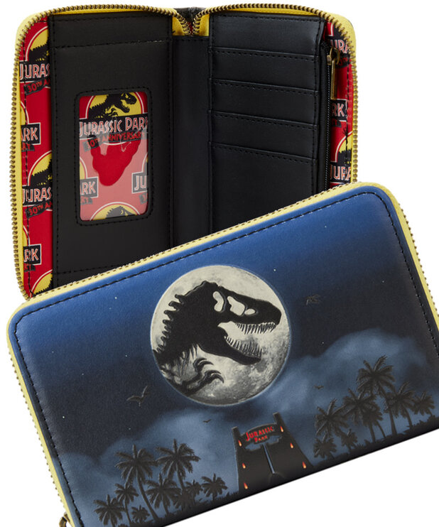 Loungefly Moon Glow Loungefly Wallet ( Jurassic Park )