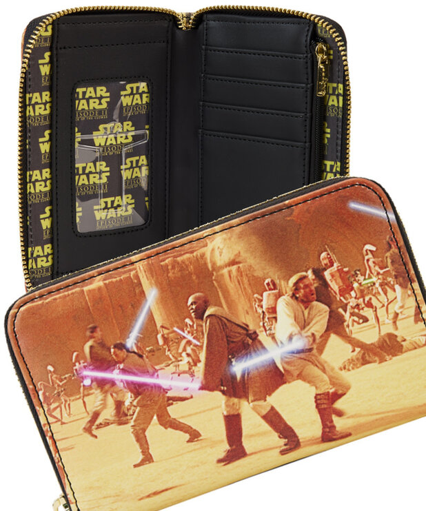 Loungefly Attack of the Clones Scene Loungefly Wallet ( Star Wars )