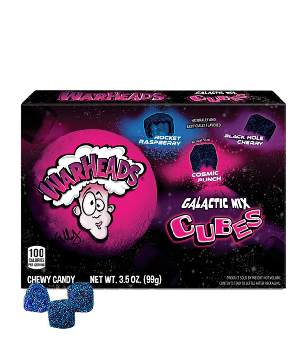 Cubes de Mélange Galactique ( WarHeads ) Boîte