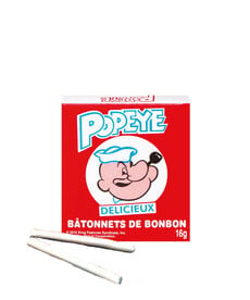 Bâtonnets de Bonbon ( Popeye )