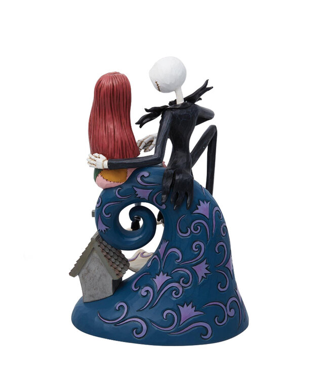 Disney traditions Jack, Sally and Zero Figurine ( Disney ) Spiral Hill