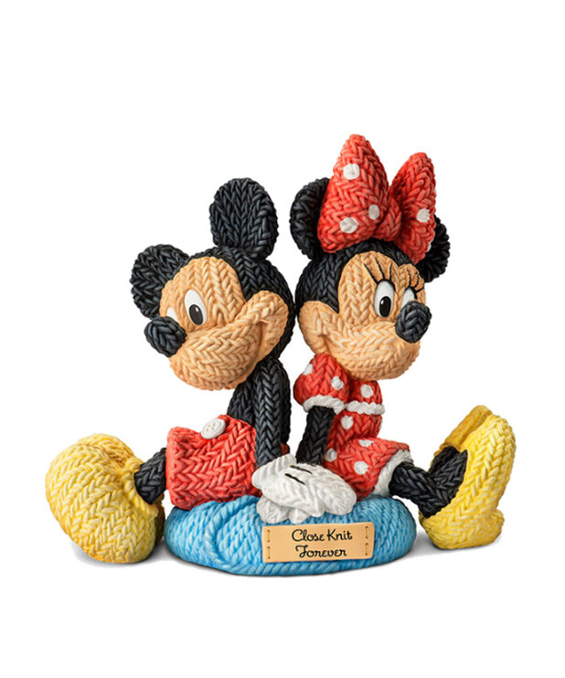 Bradford Exchange Mickey and Minnie Bradford Exchange Figurine ( Disney ) Knit Together