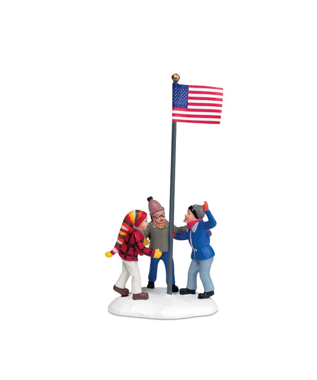 Dare Lick the Flag's Pole Figurine ( A Christmas Story )