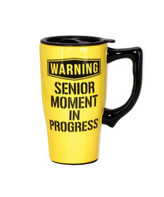 Warning Senior Moment Travel Mug