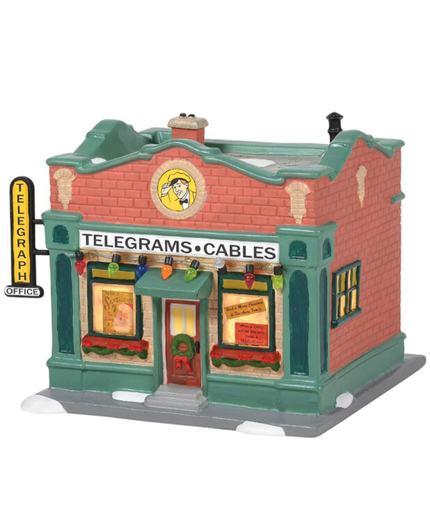 Hohman Telegraph Office Figurine ( A Christmas Story )