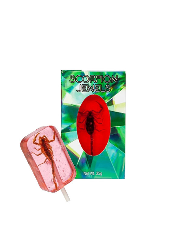 Scorpion Strawberry Lollipop ( Hotlix )