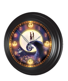 Horloge Jack et Sally Ronde Lumineuse Bradford ( Disney )