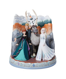 Disney traditions Figurine Reine des Neiges ( Disney ) Scène Personnages