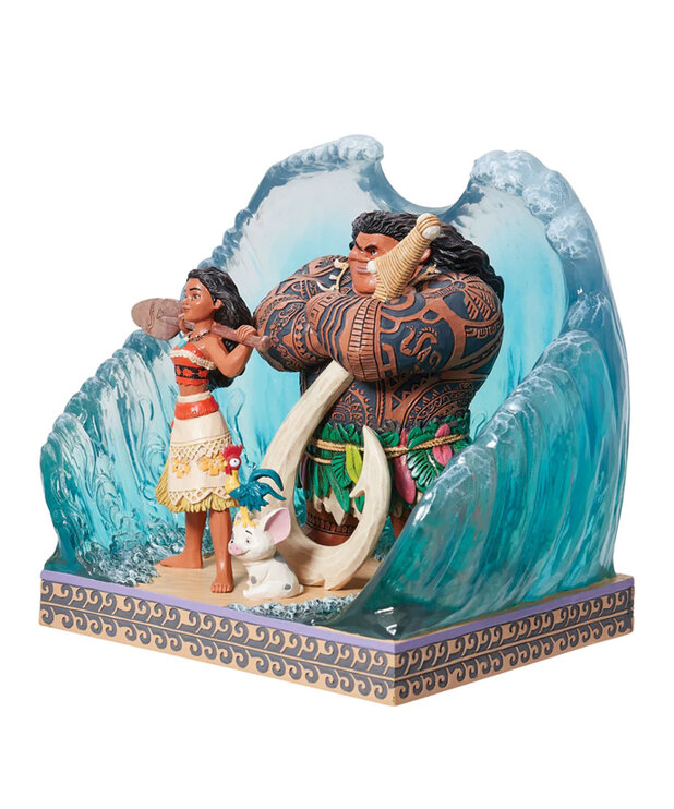 Disney traditions Moana Figurine ( Disney ) Wave Scene