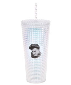 Acrylic Glass with Straw ( Elvis Presley ) '' Diamond ''