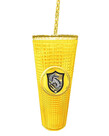 Acrylic Glass with Straw  ( Harry Potter ) Hufflepuff '' Diamond ''