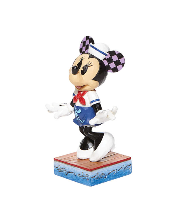 Minnie Mouse Figurine ( Disney Traditions ) Sailor Outfit