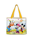 Bradford Exchange Hand Bag ( Disney ) Tote Springtime Fun Mickey Minnie Goofy