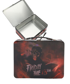Tin Tote Lunch Box ( Friday the 13 th) Jason Voorhees Mask