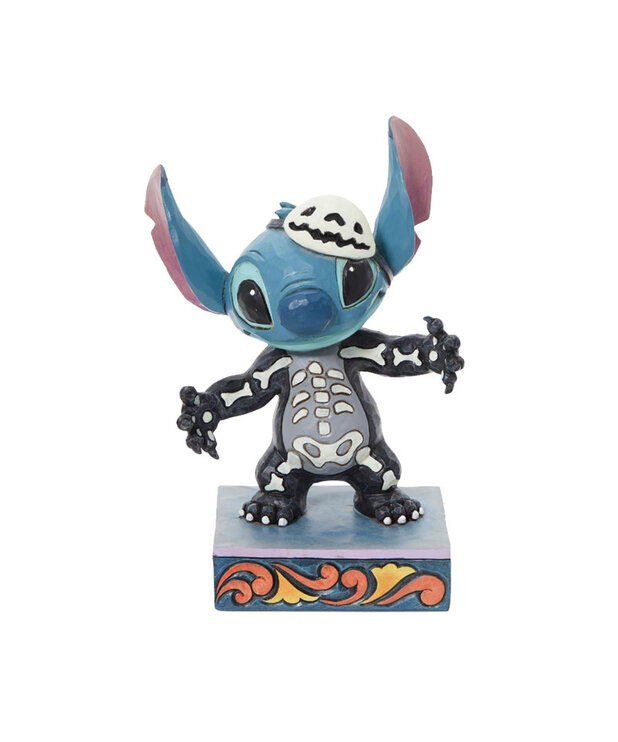 Disney traditions Figurine ( Disney Traditions ) Stitch Skeleton Glow In The Dark
