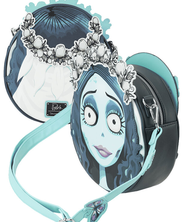 Loungefly Crossbody Bag ( Loungefly Tim Burton's ) Corpse Bride Emily And Victor