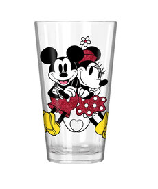 Glass ( Disney ) Mickey & Minnie