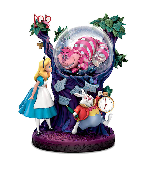 Bradford Exchange Musical Globe ( Disney ) Alice In Wonderland