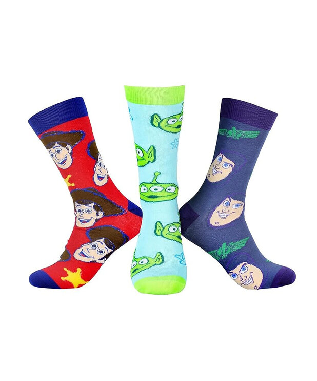 3 Sock Set ( Disney Pixar ) Toy Story Characters The Crazy Box