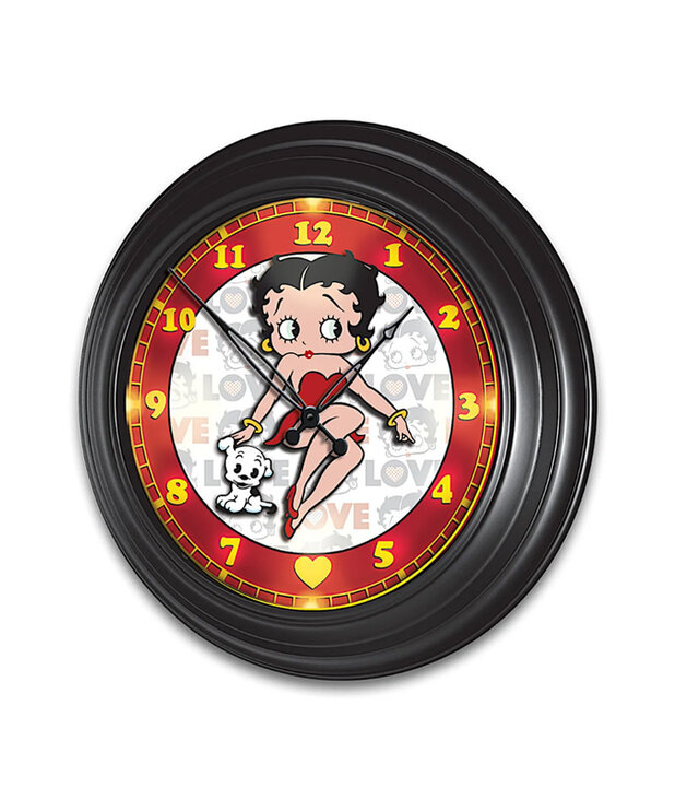 Bradford Exchange Clock With Neon  ( Betty Boop ) Bradford Exchange