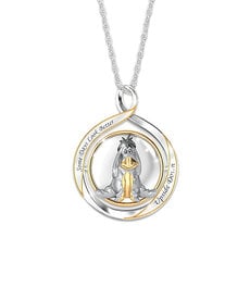 Bradford Exchange Bradford Exchange Necklace ( Disney ) Eeyore ''Some Day... Eeyore Flip''