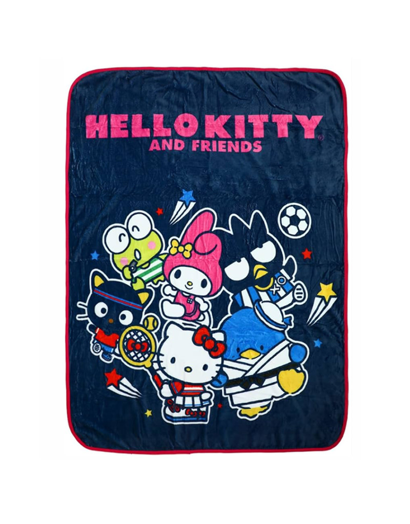 Plush Blanket ( Hello Kitty ) Hello Kitty and Friends The Crazy Box